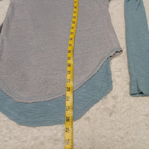 Free People We The Free Friday Feeling Tee Raglan Top Size M - Picture 5 of 10